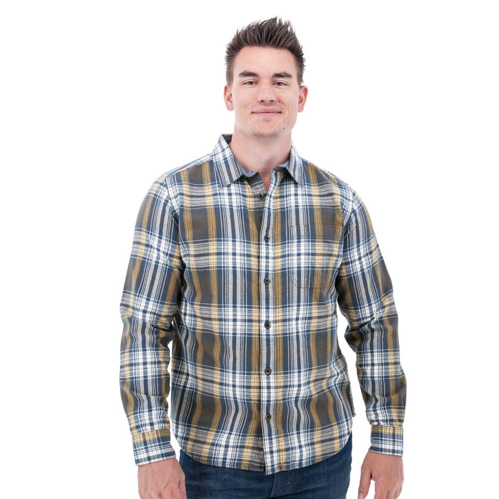 NWT Old Ranch Button Down Shirt Mens Sz L Cotton Short Sleeve Pocket Casual